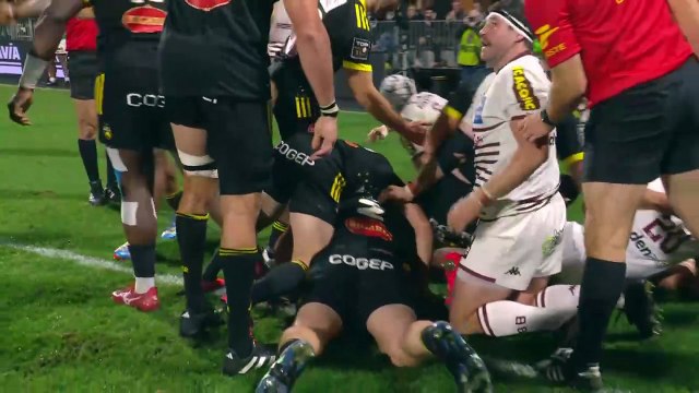 TOP 14 - Essai de Pierre BOURGARIT 2 (SR) - Stade Rochelais - Union Bordeaux Bègles