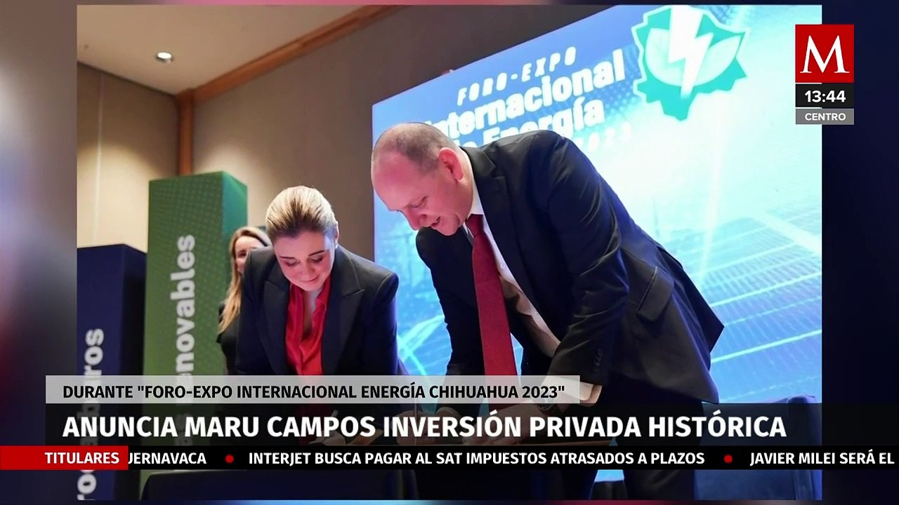 Maru Campos anuncia inversión privada histórica para la construcción del Gasoducto Sierra Madre