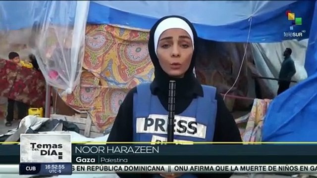 En Gaza el hospital Al Aqsa se convirtió en la casa de diversas familias palestinas