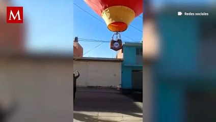 Globo aerostático cae cerca de casas y causa nerviosismo entre los vecinos tras segundo día del FIG