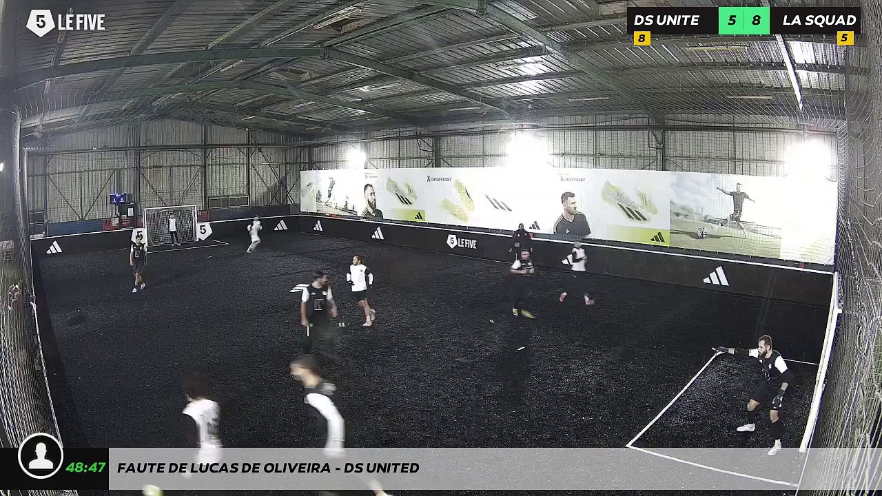 Faute de Lucas DE OLIVEIRA - DS UNITED