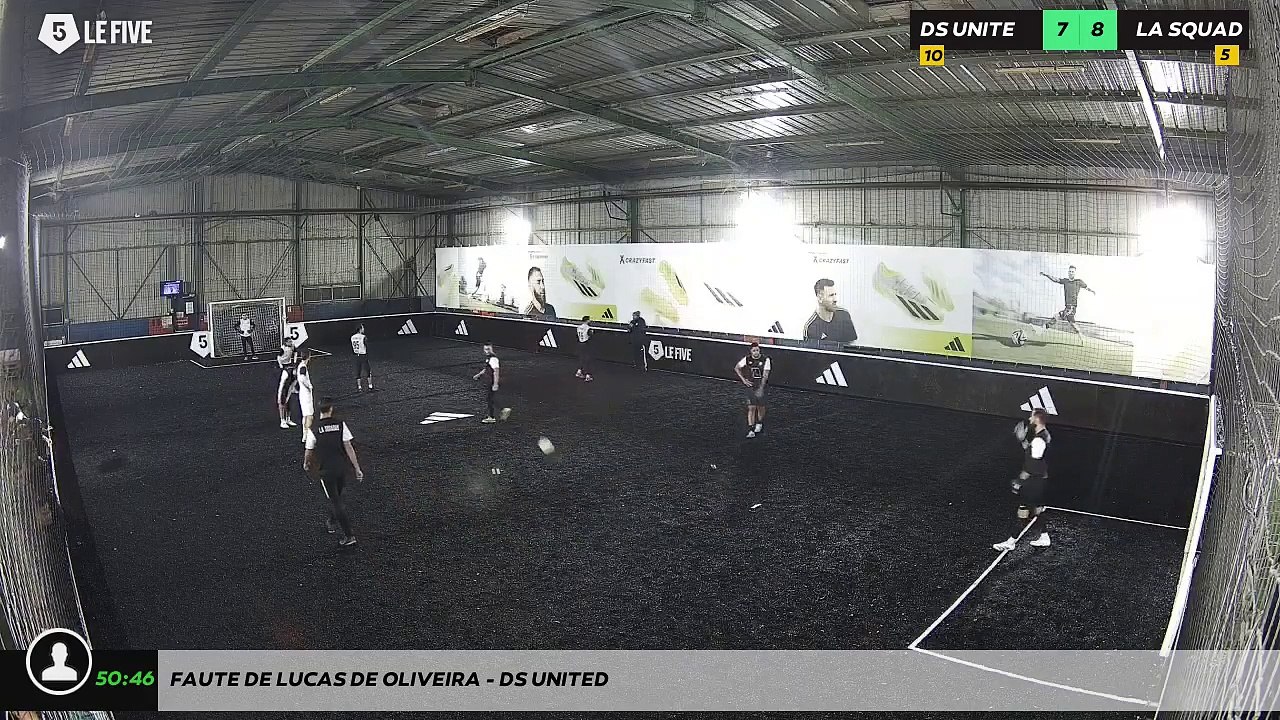 Faute de Lucas DE OLIVEIRA - DS UNITED
