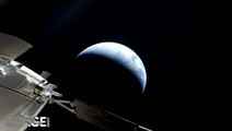 Amazing Time-Lapse Of Artemis 1 Spacecraft and Earth Hours Before Re-Entry