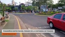 ️ POSADEÑOS DISFRUTAN DEL FERIADO EN LA COSTANERA DE POSADAS