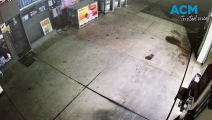 CCTV captures break-in at Mobil Junee
