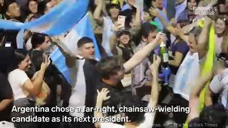 Who is Argentina's new chainsaw-wielding, libertarian president?