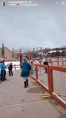 Saraí Espinal disfruta de sus vacaciones en EE.UU.