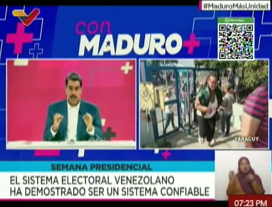 Jefe de Estado felicita participación masiva del pueblo venezolano en el Simulacro Electoral
