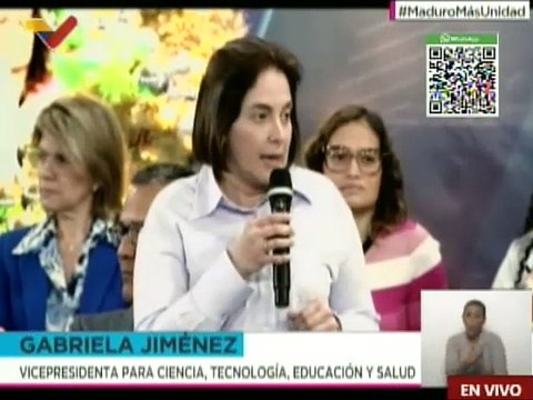 Vpdta. de Ciencia Gabriela Jiménez: Hemos sido declarados libre de Sarampión por la OPS