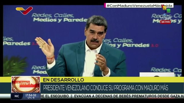 Nicolás Maduro condena el asedio israelí contra el pueblo palestino