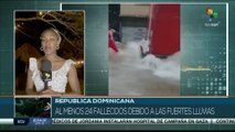 República Dominicana reporta 24 fallecidos por fuertes lluvias