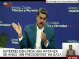 Pdte. Maduro invita a los pueblos del mundo seguir en las calles para detener el genocidio en Gaza