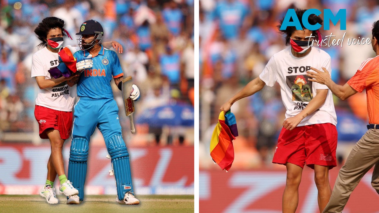 Australian man arrested after Cricket World Cup pitch invasion