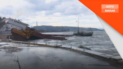 Kapal kargo Turki bawa 12 kru karam di Laut Hitam
