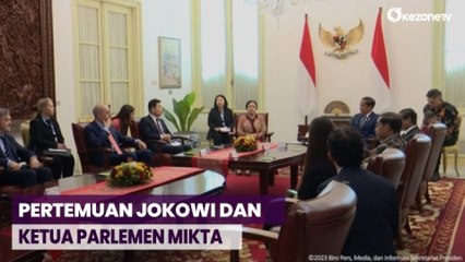 Puan dan 4 Ketua Parlemen MIKTA Temui Jokowi, Bahas Perdamaian di Gaza