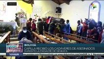 Familiares de las víctimas de la masacre de Senkata en Bolivia exigen justicia