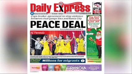 PM DOESN'T SUPPORT TTPS BEING IN GANG PEACE DEAL