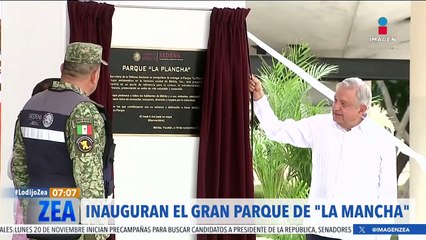 Inauguran el Gran Parque "La Plancha" en Mérida, Yucatán