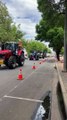 Tractors take to main street to protest water buybacks