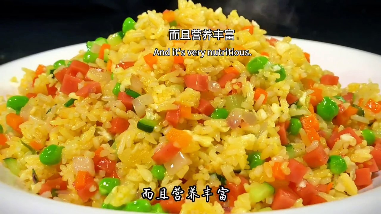 Chinese cuisine recipe, golden egg Fried Rice, the most authentic way