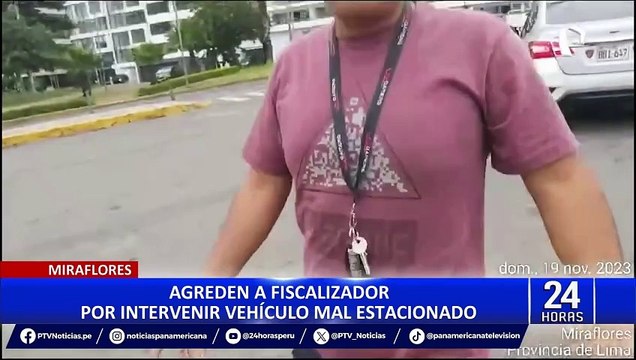 Miraflores: conductor que agredió a fiscalizador deberá pagar multa de 2 mil 500 soles