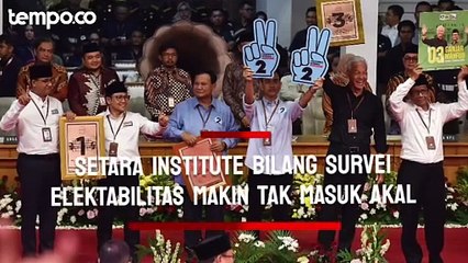 Setara Institute Bilang Survei Elektabilitas Capres-Cawapres Semakin Tak Masuk Akal