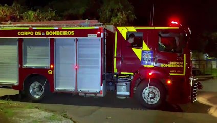 "Vizinhos relatam incêndio criminoso provocado por usuário de entorpecentes", afirma Oficial dos Bombeiros