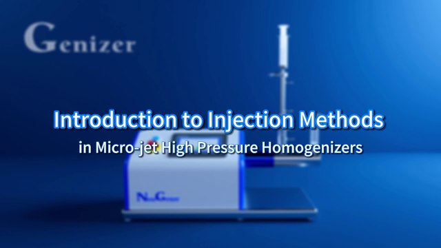 Various Inlet Reservoir Options for Genizer High-Pressure Homogenizer