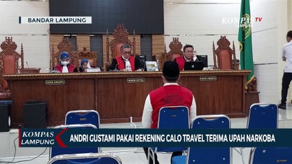 Andri Gustami Pakai Rekening Calo Travel Terima Upah Narkoba