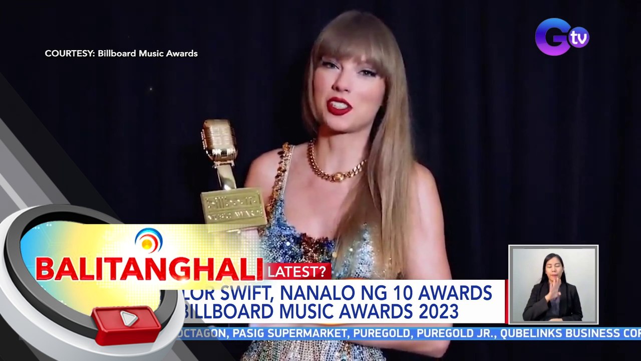 Taylor Swift, nanalo ng 10 awards sa Billboard...