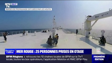 Des rebelles Houthis attaquent un navire en mer Rouge, appartenant à un Israélien
