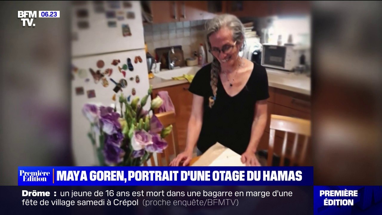 "Histoires d'otages": portrait de Maya Goren, 56 ans, mère de quatre enfants