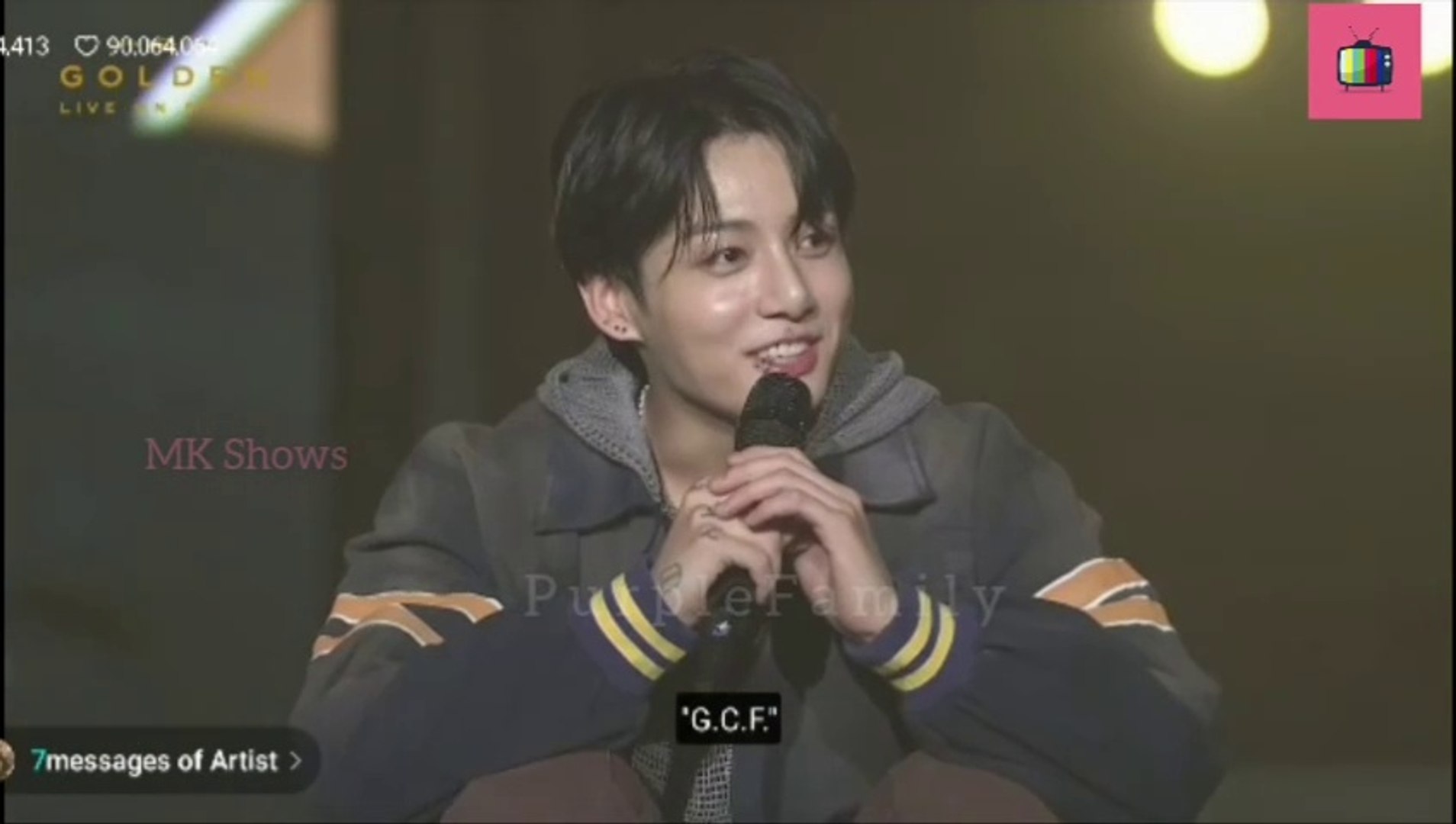 Jungkook Golden Live on Stage ENG SUB | Jungkook Fan Meeting+