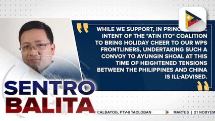 NSC, hindi suportado ang planong ‘Christmas convoy’ ng isang grupo sa Ayungin Shoal