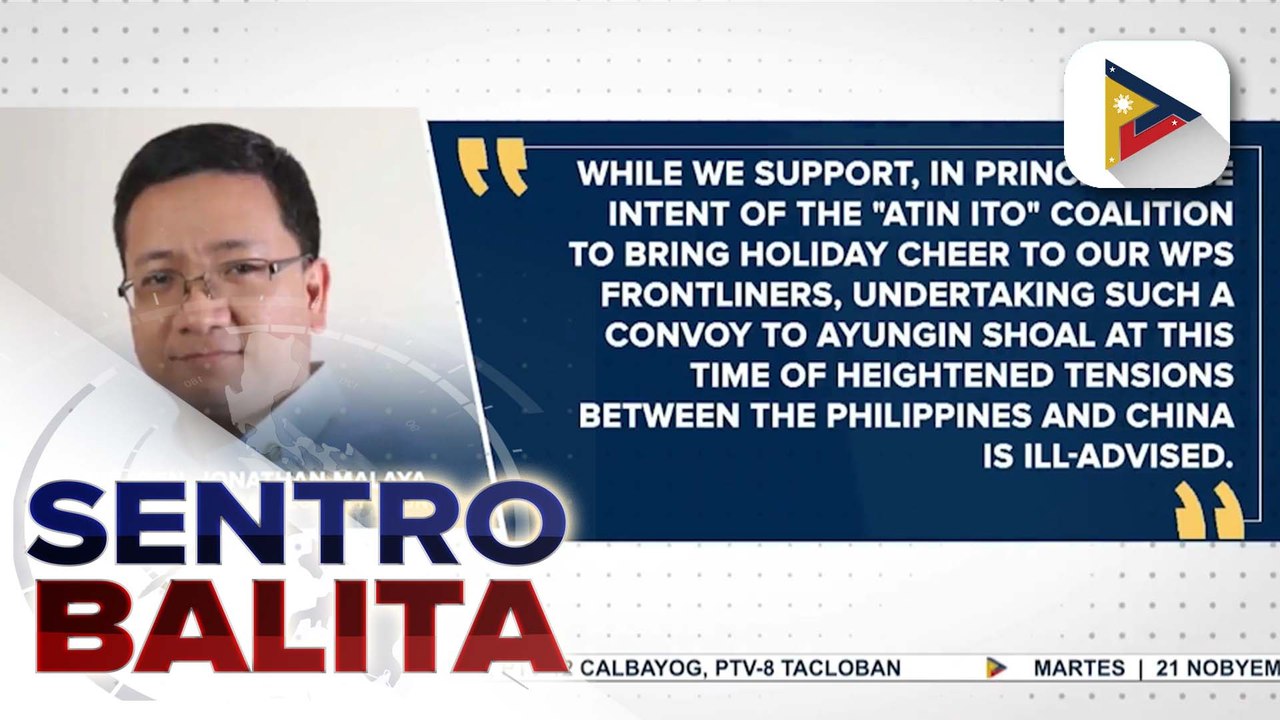 NSC, hindi suportado ang planong ‘Christmas convoy’ ng isang grupo sa Ayungin Shoal