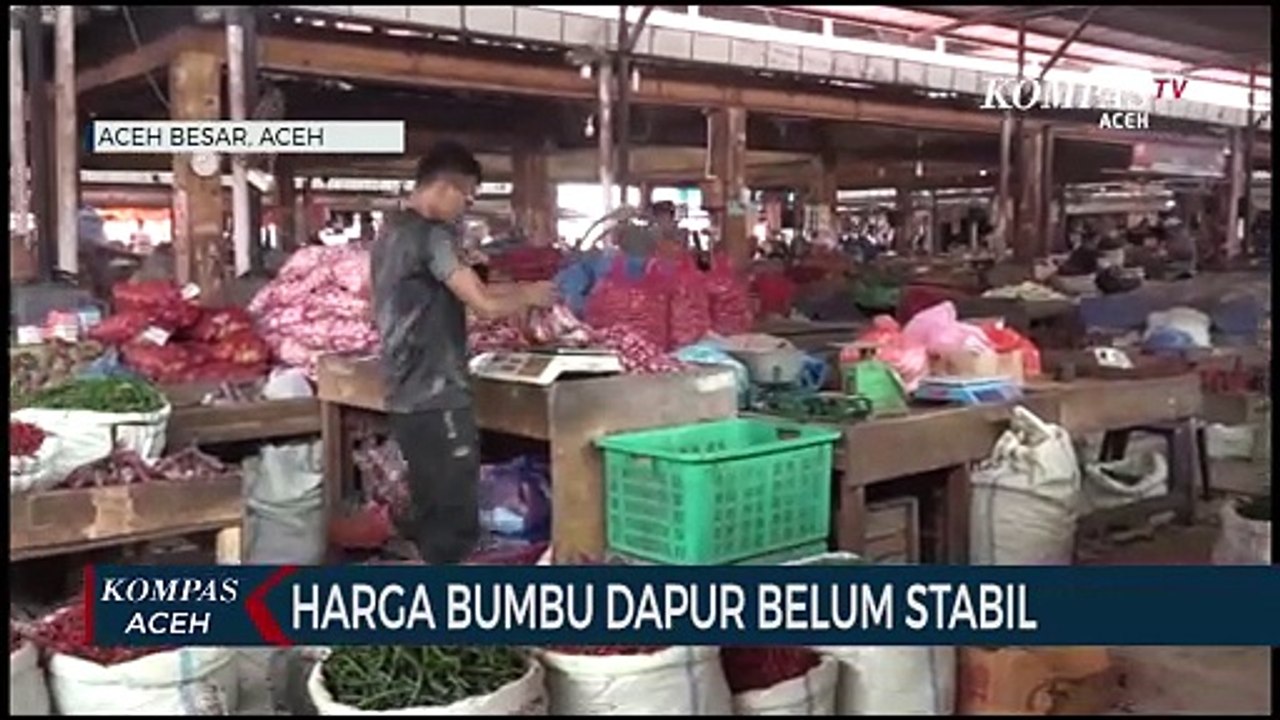 Pasokan Mulai Ada Harga Bumbu Dapur Belum Stabil