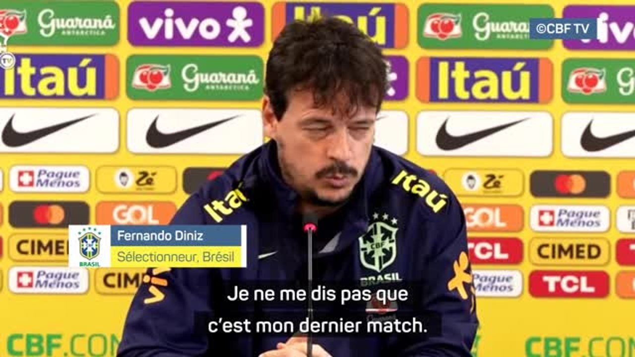 Brésil - Diniz : "Je ne me dis pas que c'est mon dernier match"