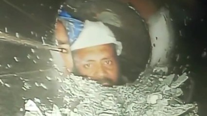 9 gündür enkazda sıkışan 41 işçinin ilk görüntüleri yayınlandı