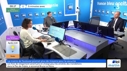 CINQ MINUTES AVEC : l'adjoint au maire de Toulouse en charge de la sécurité