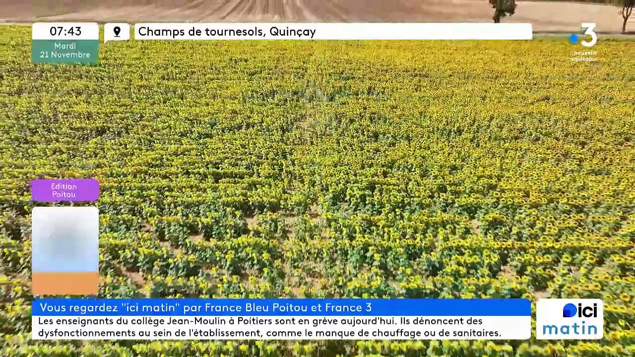 21/11/2023 - Le 6/9 de France Bleu Poitou en vidéo