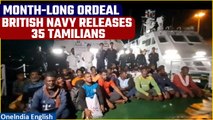 Around 35 Tamil Nadu Fishermen Released by British Navy After Month-Long Ordeal | Oneindia News