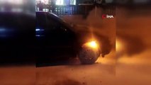 Karabük'te Otomobilde Çıkan Yangın Söndürüldü