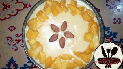 Mango vanilla custard