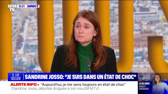Le chauffeur de taxi m'a sauvé la vie : Sandrine Josso, la députée qui accuse Joël Guerriau de l'avoir droguée témoigne sur BFMTV