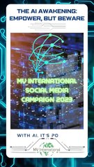 The AI Awakening: Empower, but Beware - MV International Social Media Campaign 2023