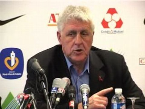 Rclens - psg banderole maire de lens