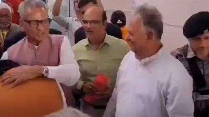 जोधपुर: गहलोत के गढ़ में भाजपा नेता ओम माथुर की एंट्री, मची सियासी हलचल, देखिए क्या बोलें