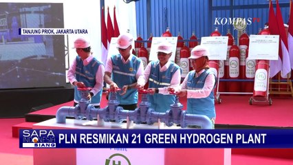 Dalam Upaya Transisi Energi dan Net Zero Emission 2060, PLN Resmikan 21 Green Hydrogen Plant!