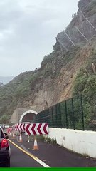 Nuevo desprendimiento en la autopista TF-5: vuelve a ocurrir en un lugar crítico