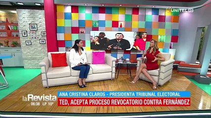 ​El TED detalla los pasos que siguen para el proceso de revocatorio de Jhonny Fernández